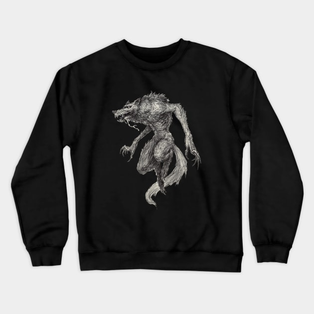 Werewolf Crewneck Sweatshirt by charleslister